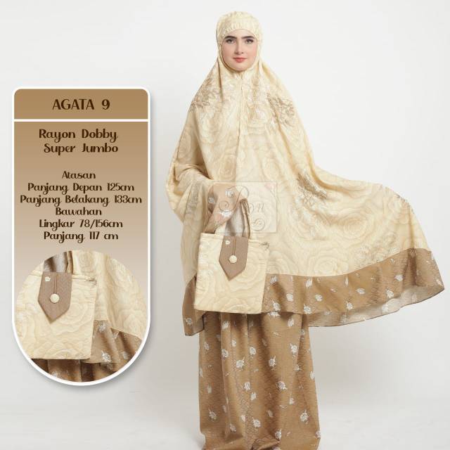 Mukena Bahan Rayon Dobby Rhayanh Collection