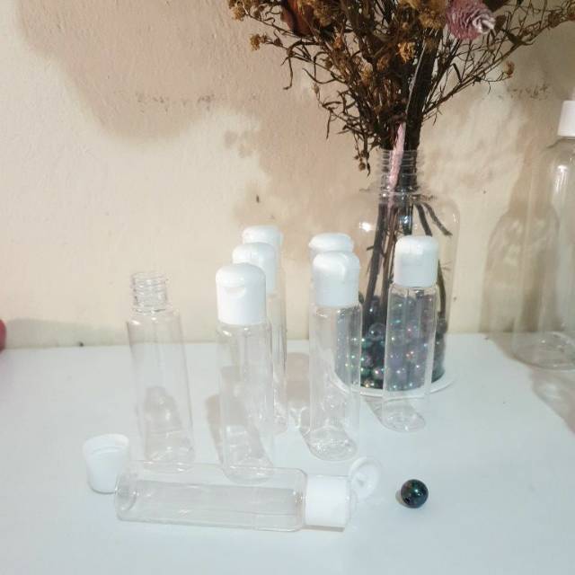 Botol plastik 30ml fliptop