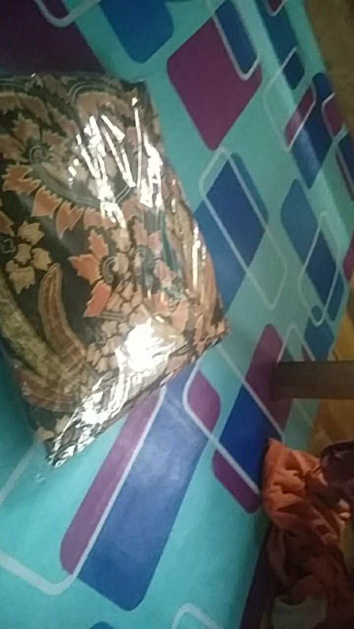 Batik Couple Keluarga Sania Ruffle Ori Ndoro Jowi Dnt Motif Pari Ngadek