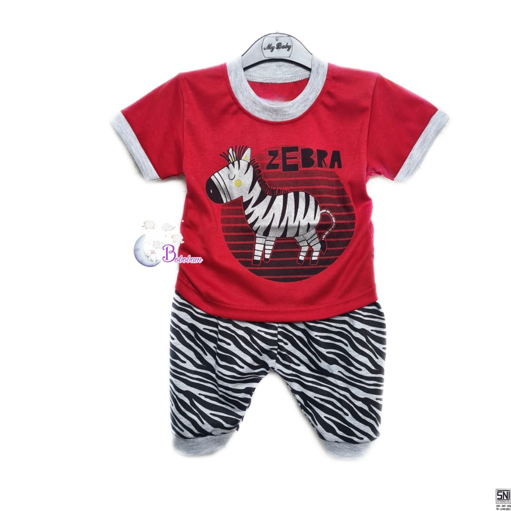 ECER BAJU KAOS COWO HEWAN ZEBRA TRENDY KECE ANAK LAKI-LAKI / SETELAN ANAK HARGA GROSIR