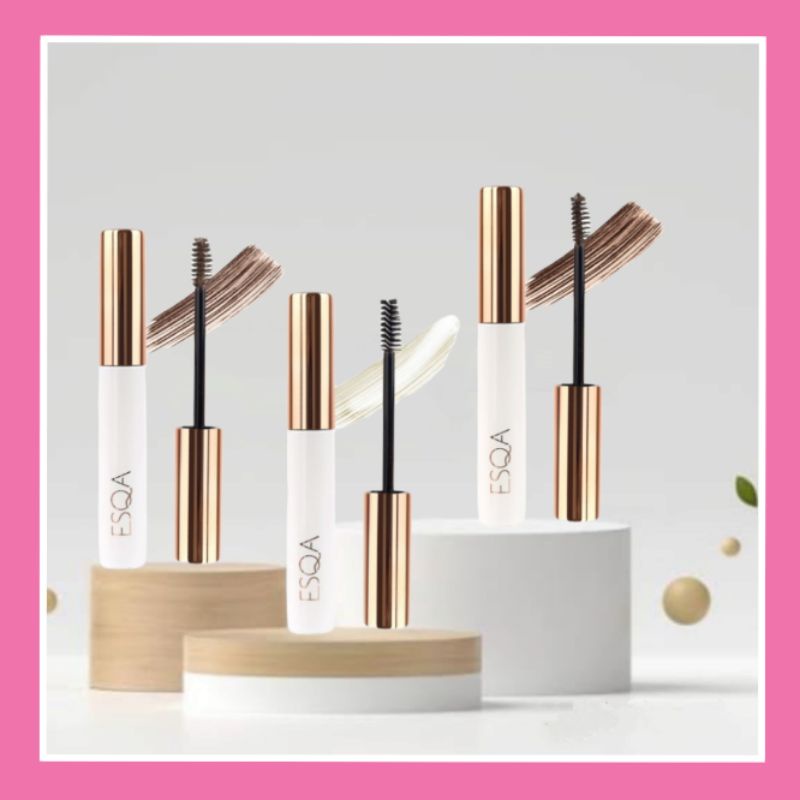 ESQA Freeze Brow Mascara Clear/Soft Brown/Chocolate Eyebrow Makeup