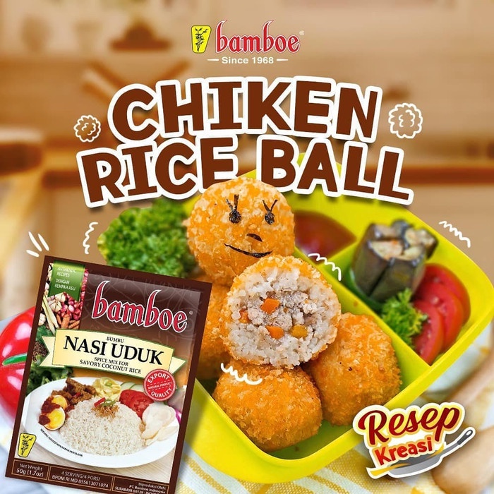

Kreasi Bamboe Nasi Uduk - CHICKEN RICE BALL