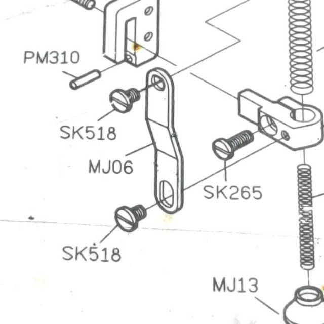 MJ06 Asli Siruba Engsel Angkat Sepatu Mesin Jahit Kam- Flatbed Interlock Flatlock