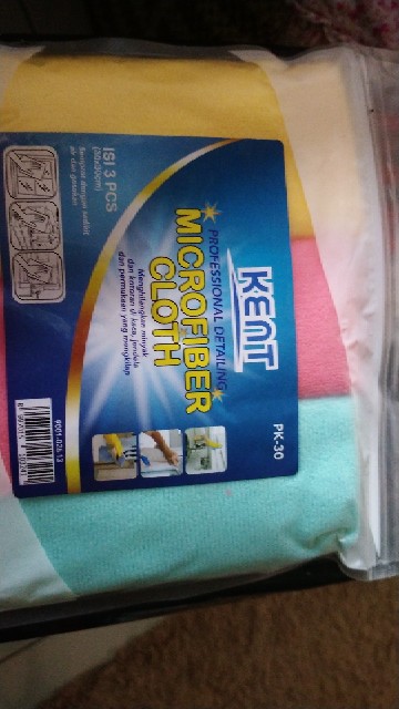 Kenmaster Kt03 Kanebo Microfiber Cloths Isi 3pcs Lap Microfiber Isi 3