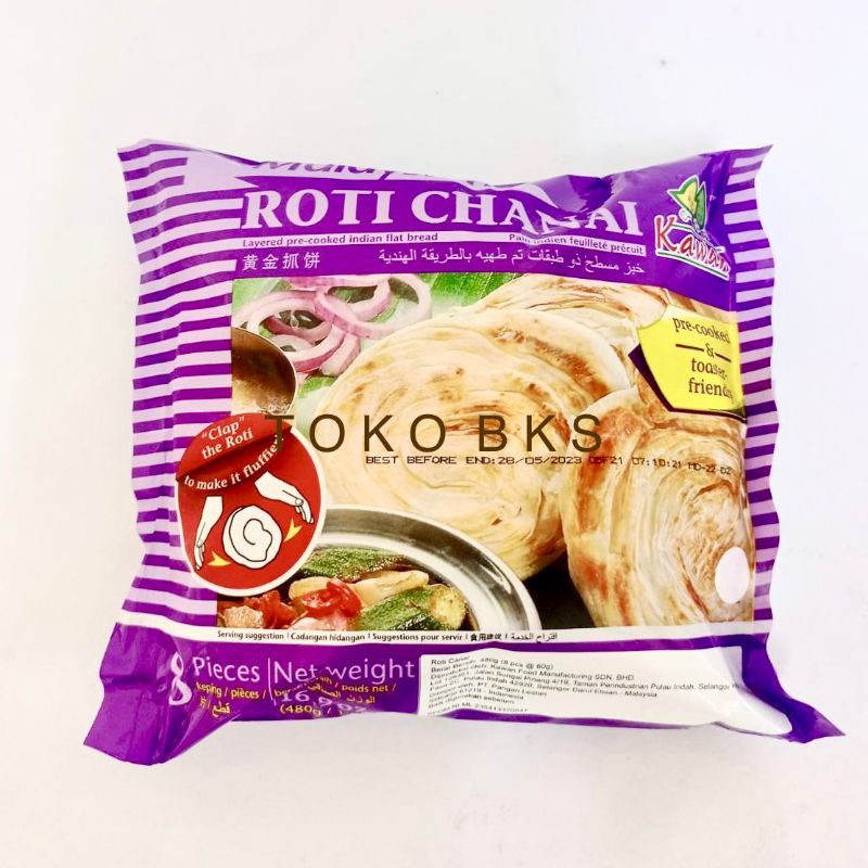 

KAWAN ROTI CHANAI 480GR ISI 8