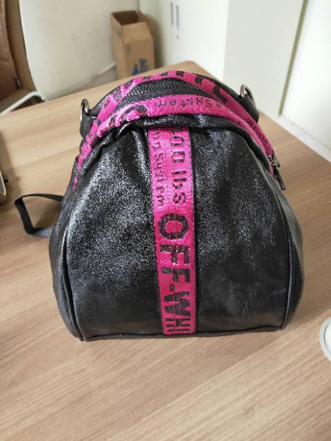 tas impor cowok cewek ransel bahan kulit pu backpack warna hitam murah anti air diskon