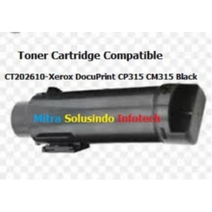 Toner Cartridge Compatible CT202610-Xerox DocuPrint CP315 CM315 Black