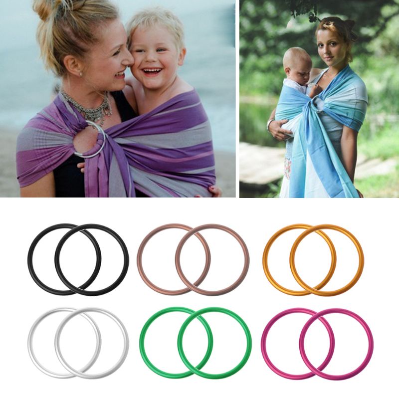 Mary 2Pcs / Set Gendongan Bayi Sling Ring Aluminum