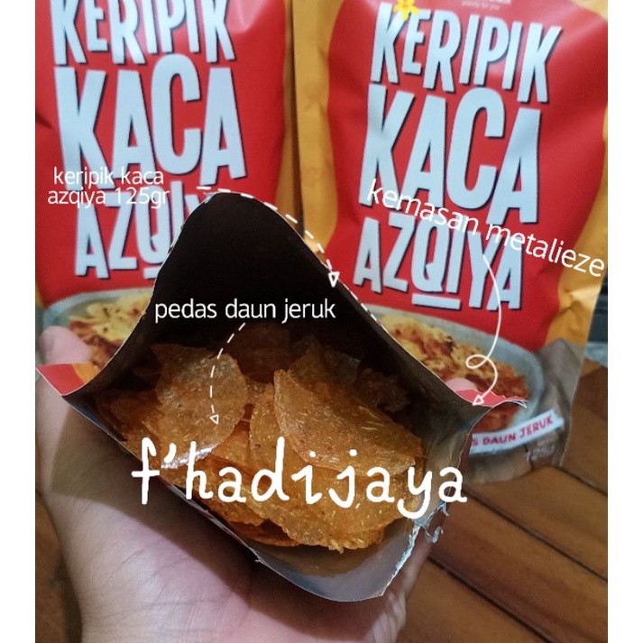 

KA01 Keripik Kripik Kaca Beling Keripca Beledag Kripca Azqiya Varian Rasa Pedas Daun Jeruk 125g