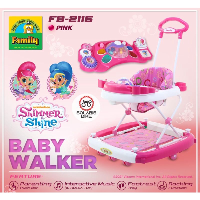 Baby Walker Family Alat Jalan Bayi 3 IN 1 FB2115 FB2121 FB82606