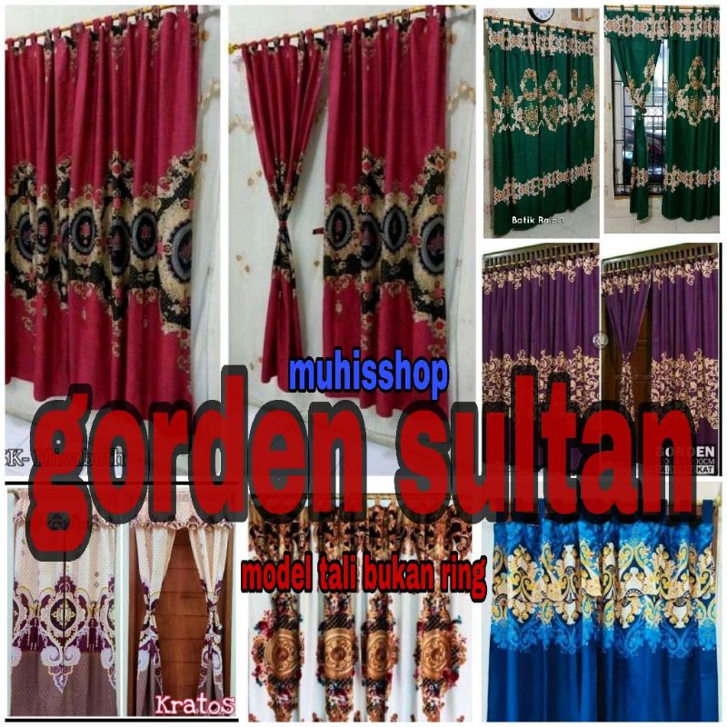 GORDEN PINTU  GORDENG JENDELA HORDENG KOMPOR KOLONG DAPUR KARAKTER / KORDEN MURAH /GORDEN TALI/ORDEN
