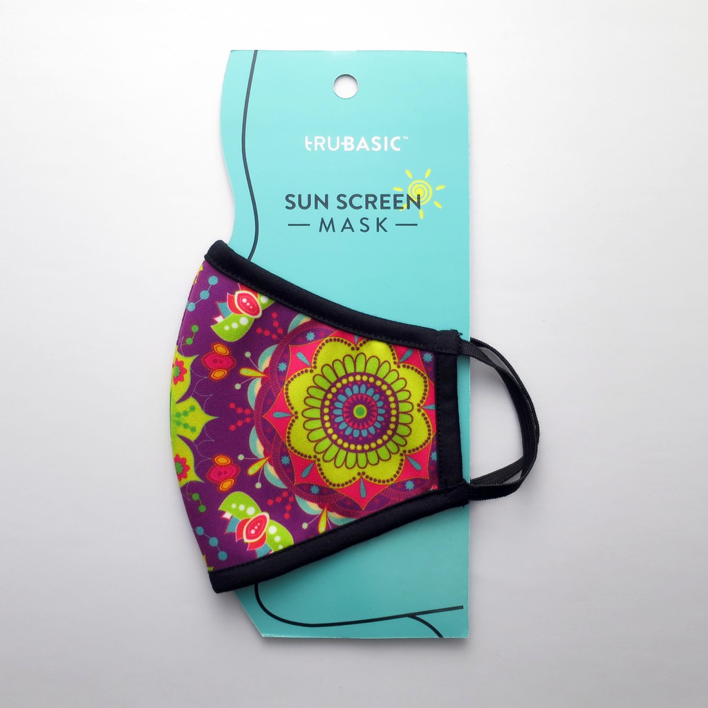 

Trubasic SUNSCREEN MASK / MASKER Print Abstract Flower F3