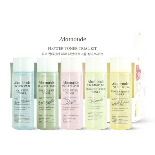 MAMONDE Flower Toner Trial Kit 25ml