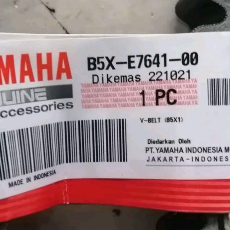 Vanbelt fanbel fanbelt xmax x max original ygp b5xe764100