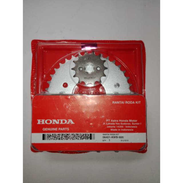 Gear set komplit Honda blade lama/ Revo lama/ berkualitas.