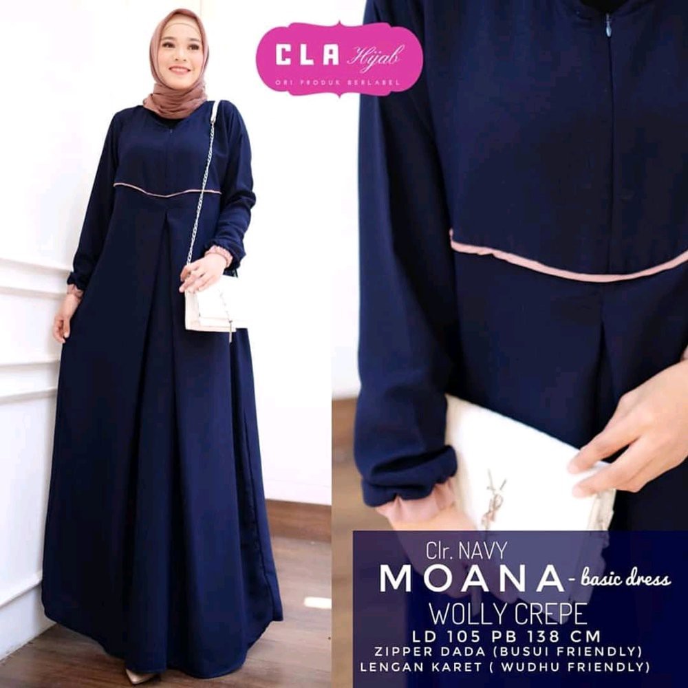 Baju Wanita Moana Basic Long