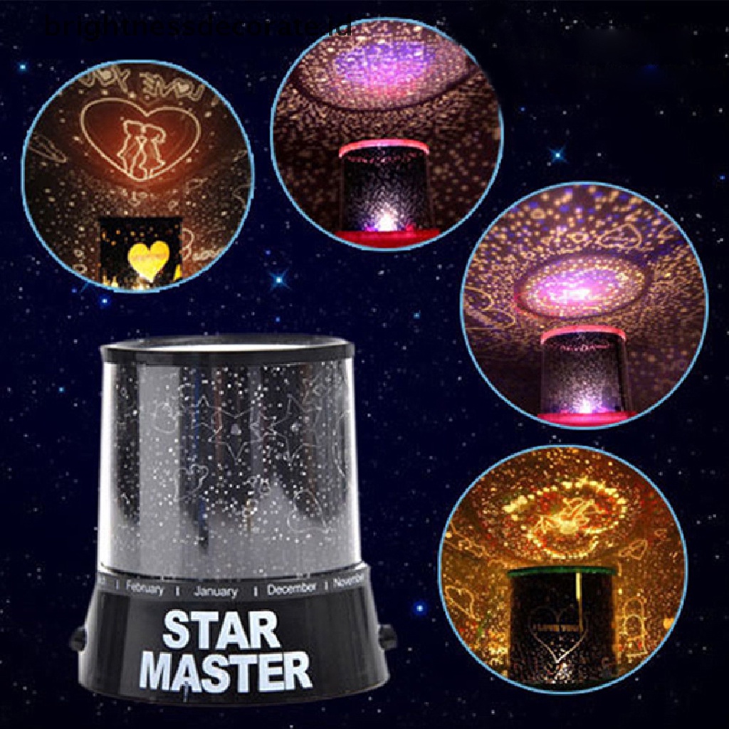 Lampu Tidur Proyektor LED Cosmos Star Master Starry Night Untuk Hadiah