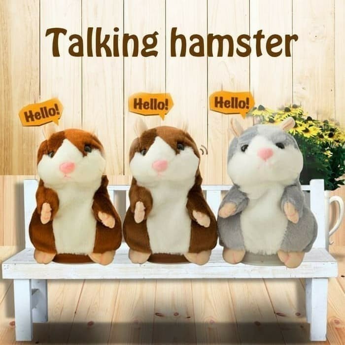 Promo Terbaru!!! Mainan Terlaris Boneka Hamster Bisa Bicara / Talking Hamster Mainan Anak &amp; Bayi Mengikuti Bicara