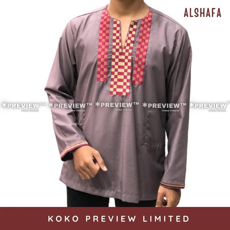 Preview Limited Edition Bordir Merah Lengan Panjang By Itang Yunasz |  Shopee Indonesia