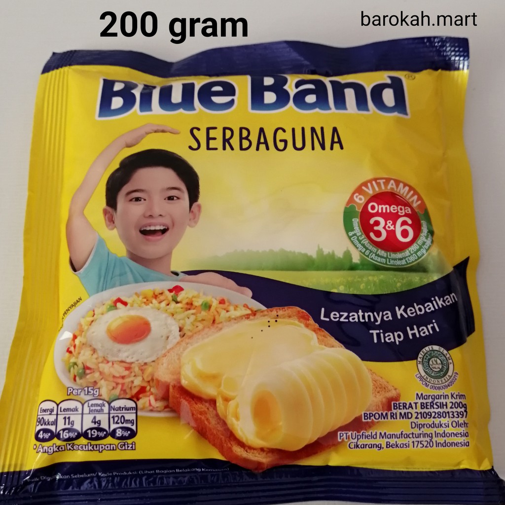 

Blue Band Kemasan 200 gram