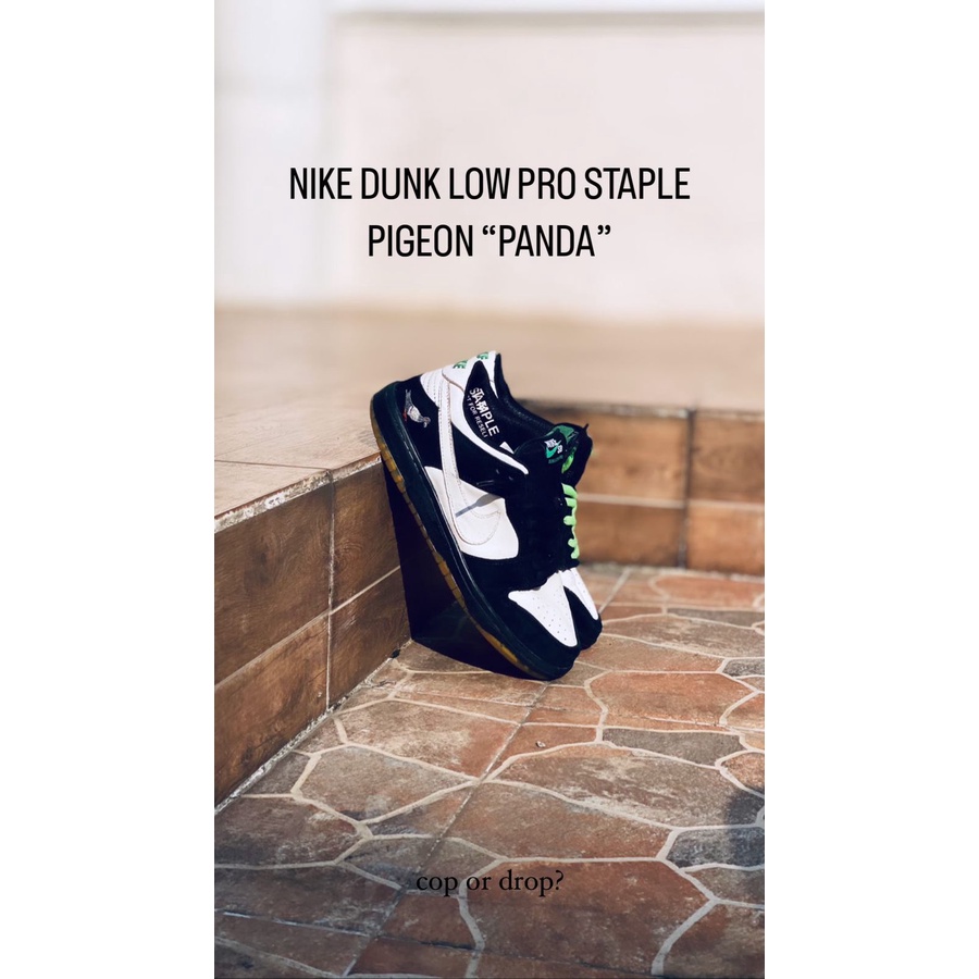 NIKE SB DUNK LOW PRO STAPLE PIGEON PANDA