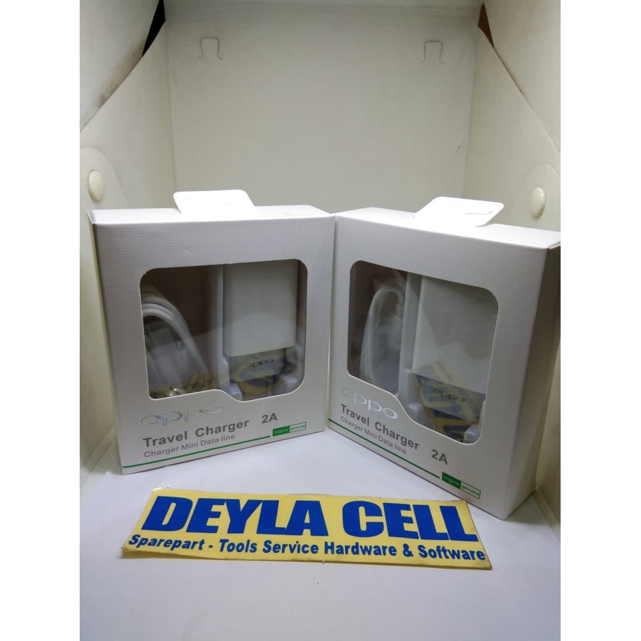 CHARGER OPPO ORIGINAL ASLI - Putih
