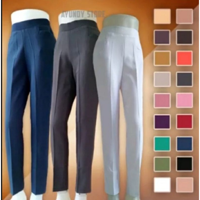 CELANA KAIN CELLIA/CELANA KERJA WANITA/CELANA KANTOR STRETCH