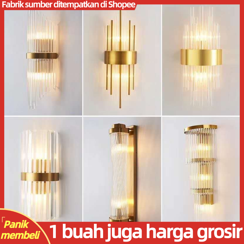  Lampu  dinding  kristal Ruang  tamu  yang indah mewah mulia 