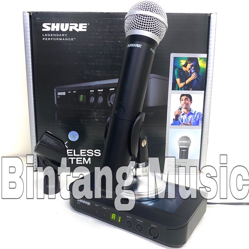 Mic wireless SHURE BLX24 PG58 original shure BLX 24 PG 58