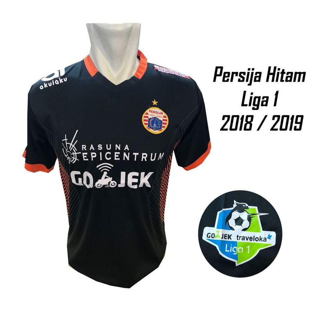 Jersey Persija Kiper Hitam Baru 2018-2019