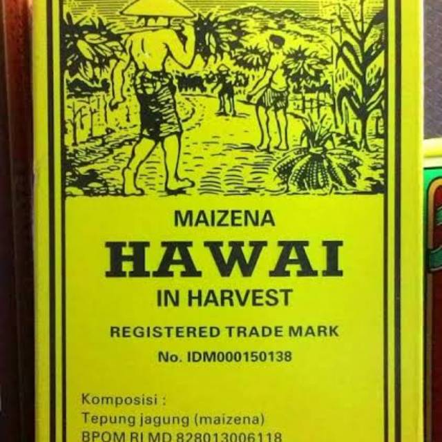 

Tepung pati jagung maizena hawai MERK HAWAI