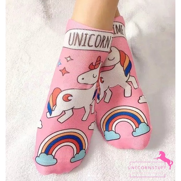 Kaos Kaki Unicorn Anak Socks Lucu Perempuan Wanita Sekolah Pink Pergi Kado Anak Hadiah Ulang Tahun Birthday Souvenir Back To School