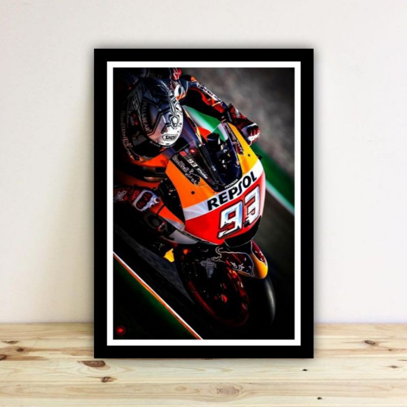 poster hiasan dinding marq marquez 04.