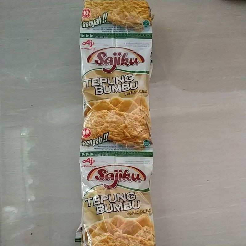 

SAJIKU TEPUNG BUMBU SERBA GUNA 1RTG isi 10 40gr