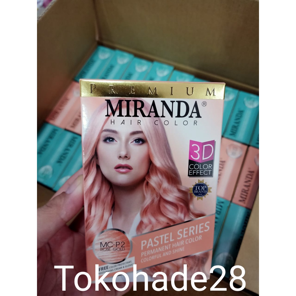 MIRANDA PASTEL SERIES PERMANENT HAIR COLORFUL AND SHINE PASTEL SERIES