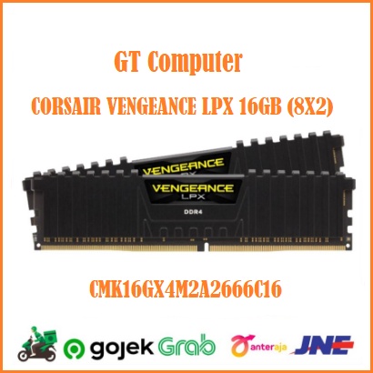 CORSAIR VENGEANCE LPX 16GB (8X2) CMK16GX4M2B3200C16