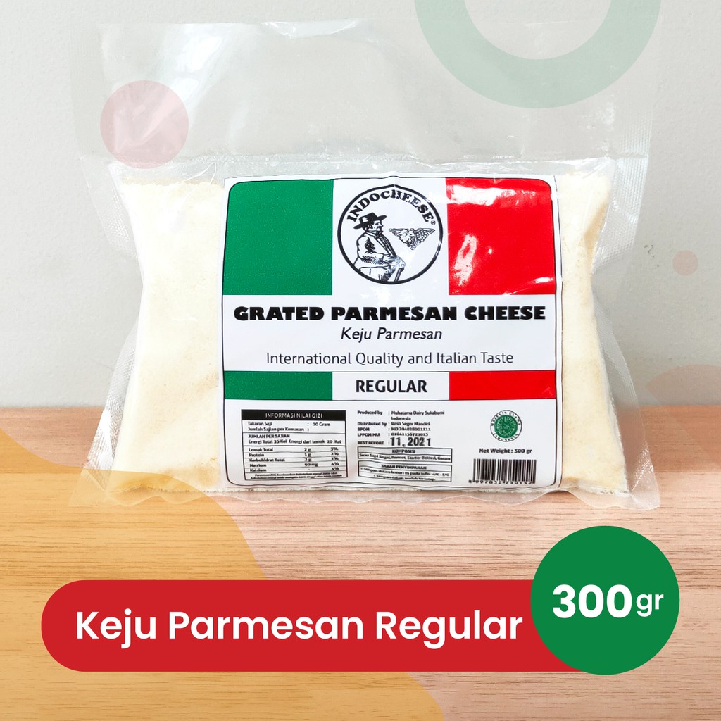 

Regular Keju Parmesan Indochesee 300gr