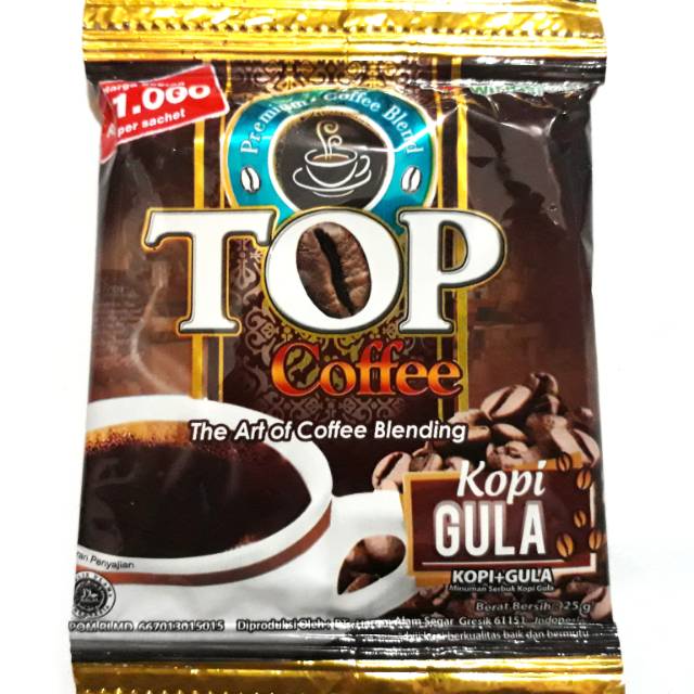 

Top Coffee Kopi Gula (1 Renteng Isi 12 Sachet)