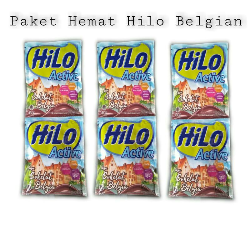 

Paket Hemat Hilo Active Belgia Chocolate Milk 3 x 10 Sachet