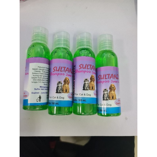 Shampoo Kucing kutu dan Jamur Sultanz 100 ml