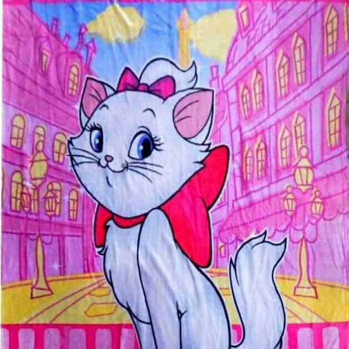 Selimut Bulu Marie Cat
