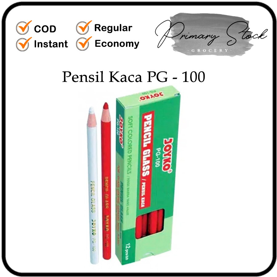 

PENSIL KACA JOYKO PENSIL DERMATOGRAPH Pensil kaca PG 100 joyko
