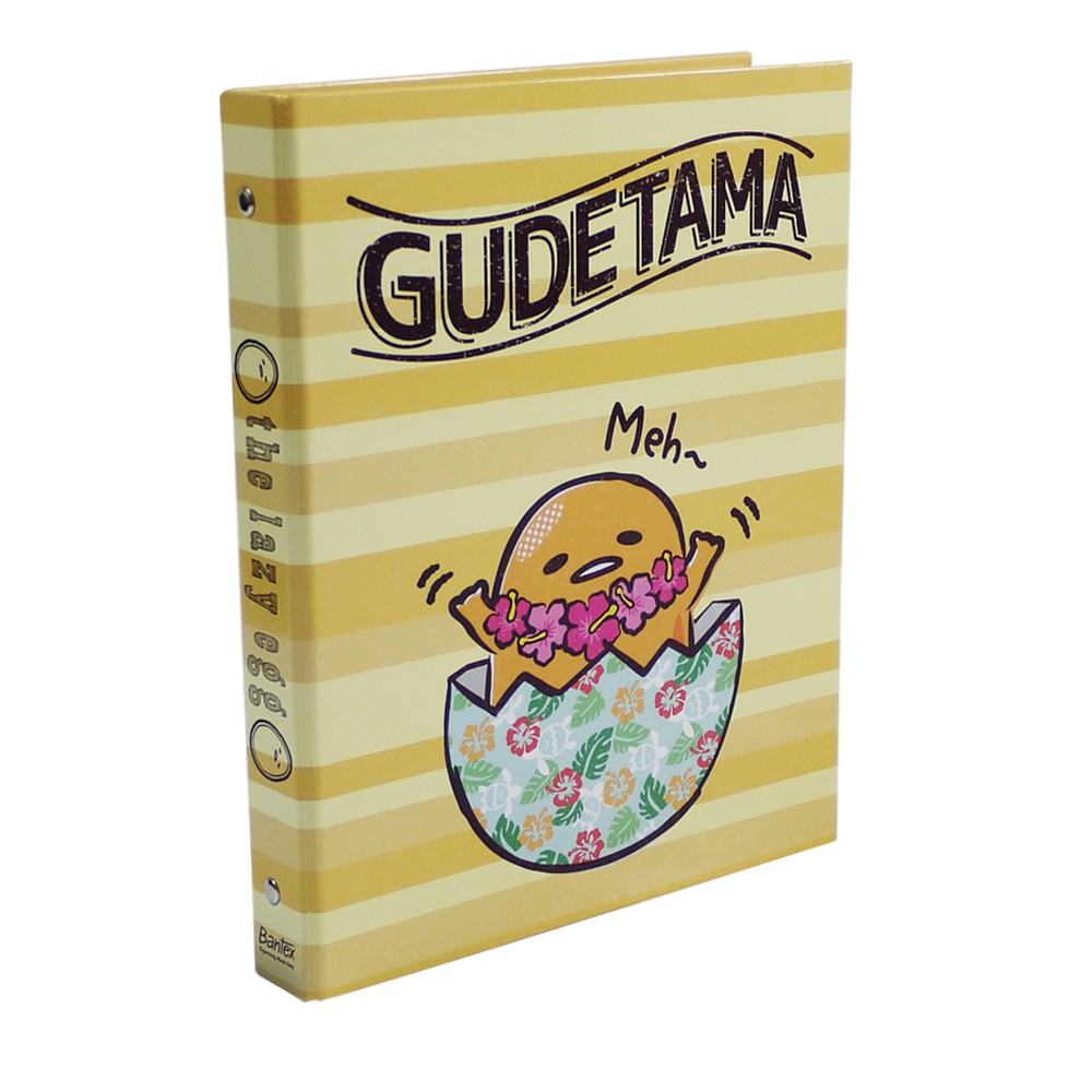 

Bantex Multiring Binder 26 Ring 25mm B5 Gudetama Hawaii #1328 32
