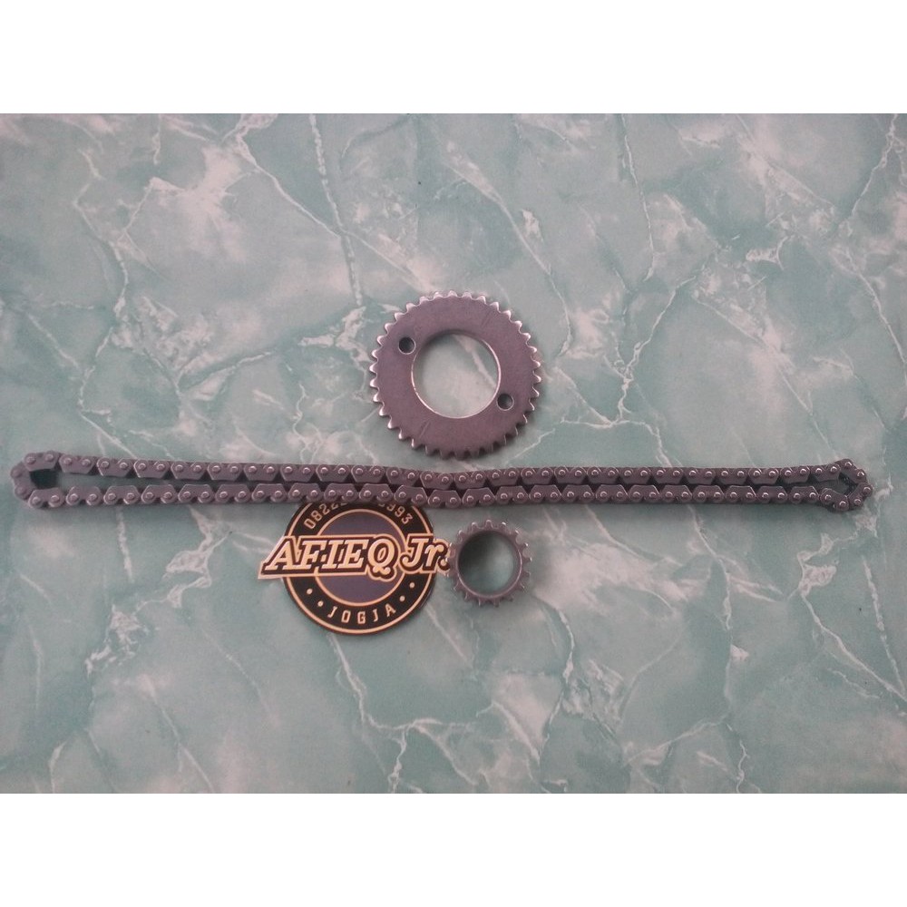 BARU rantai kamprat - rantai keteng 4 lapis 102L untuk tiger - viar -