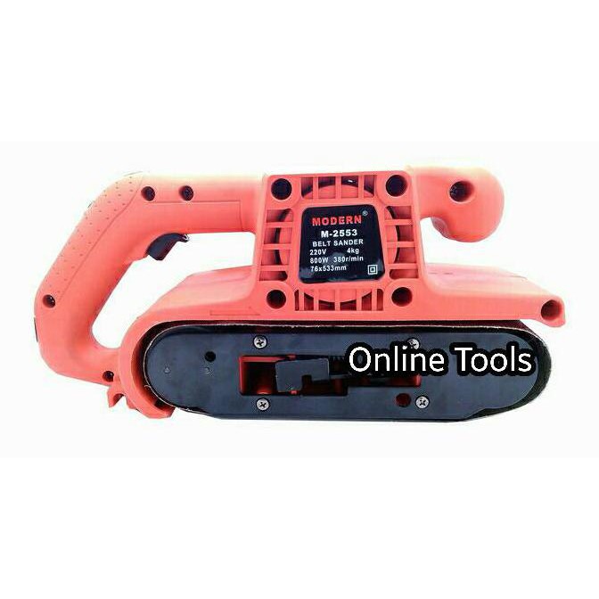 Mesin amplas belt / Belt sander portable