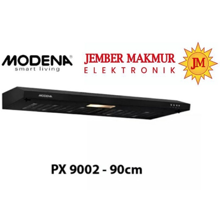 Modena Esile - PX 9002 Cooker Hood-[Hitam /90]