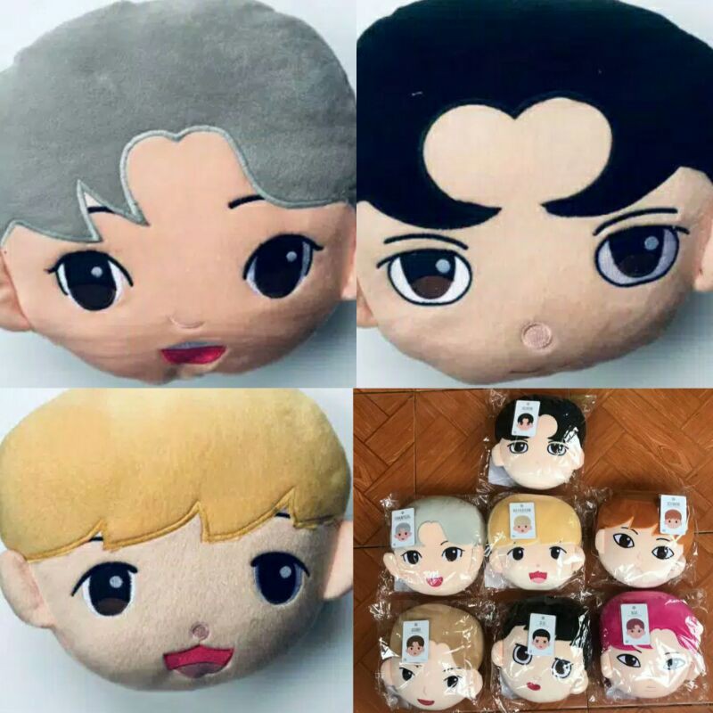 EXO Cushion. Boneka EXO karakter. EXO doll
