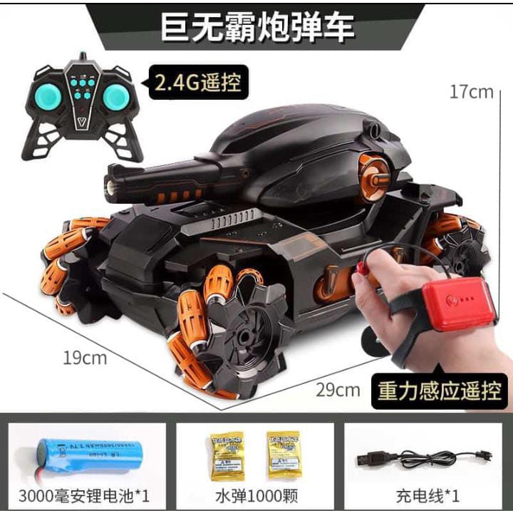 RC Tank dual remote drift bisa nembak