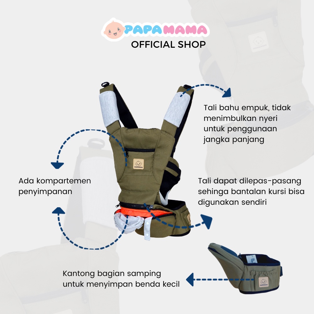 Papamama Oyya - Hipseat Carrier - Oyya : 7001