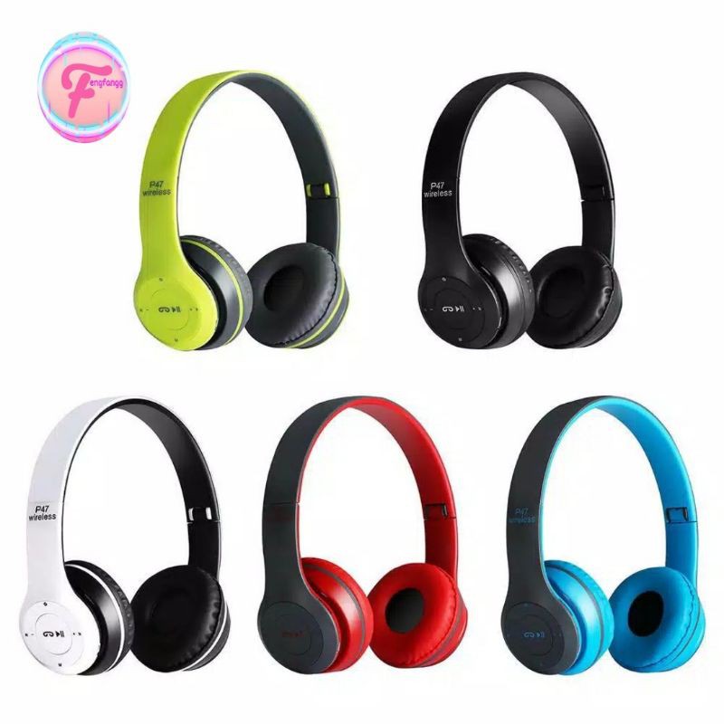 Headset Wireless P-47 / Headphone Bluetooth P-47